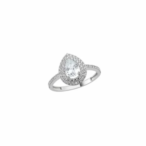 Damla Taşlı Altın Yüzük Resim 3