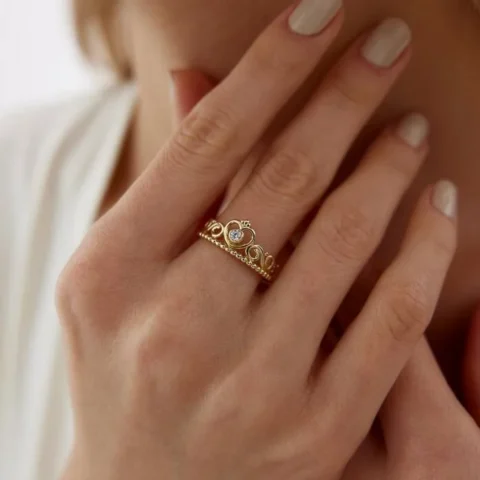 Kalpli Taç Yüzük Resim 1