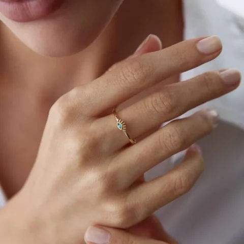 Kirpik Detay Yüzük Resim 2