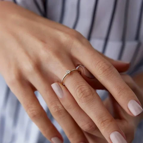 Mini Circle Yüzük Resim 2