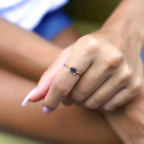 Mini Kaplumbağa Figürlü Yüzük Resim 1