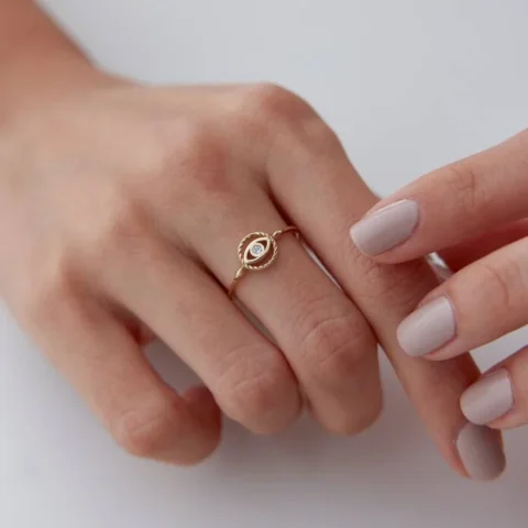 Sarmal Kirpik Yüzük Resim 2