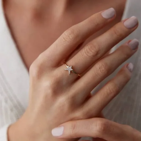 Taşlı Kuyruklu Yıldız Yüzük Resim 1