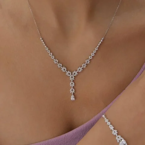 White Flower Set Resim 1